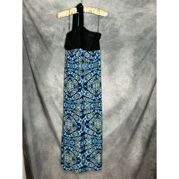 Soma Dress Maxi Women Med Loungewear Halter Empire Waist Boho Hippie Comfy - Picture 1 of 5